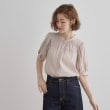 グローブ(grove)の【洗える】ヴィンテージサテンウイングスリーブブラウス ライトピンク(070)