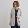 グローブ(grove)の【接触冷感/UVカットetc】夏に嬉しい機能付き！ベーシックロングカーディガン5