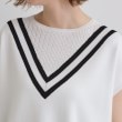 グローブ(grove)の繊細な透かし編みが上品な大人のチルデンニット15