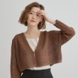 グローブ(grove)のワイドスリーブメッシュカーディガン10