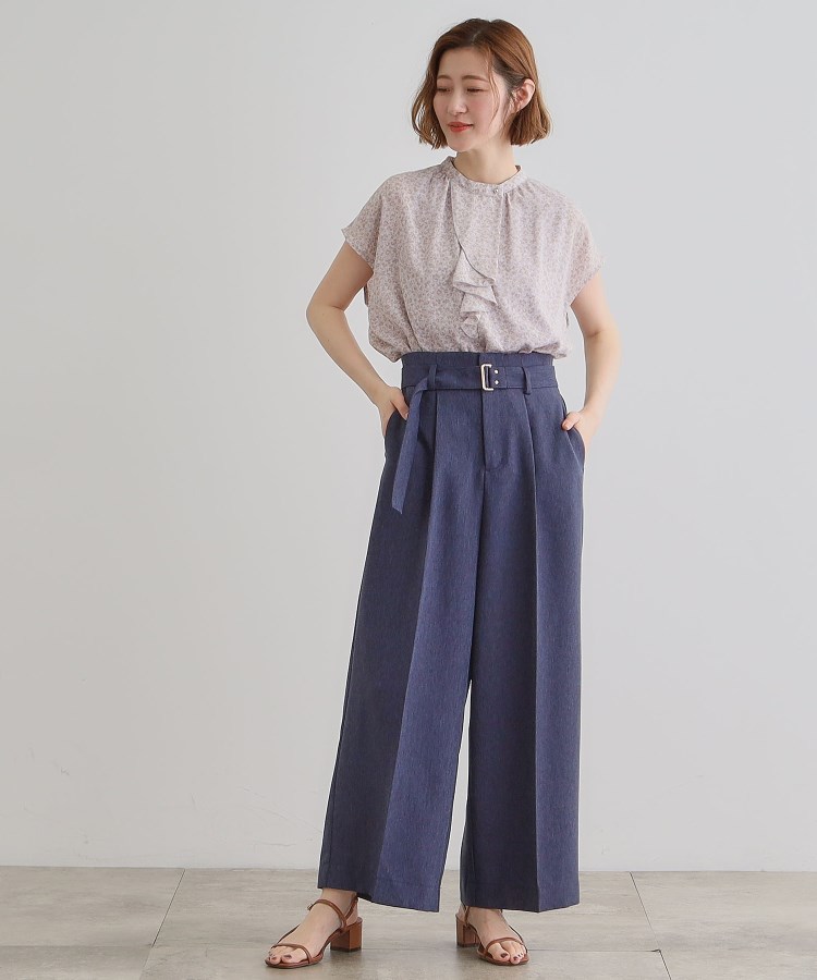 グローブ(grove)のフロントラッフルフリルブラウス15