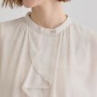 グローブ(grove)のフロントラッフルフリルブラウス20