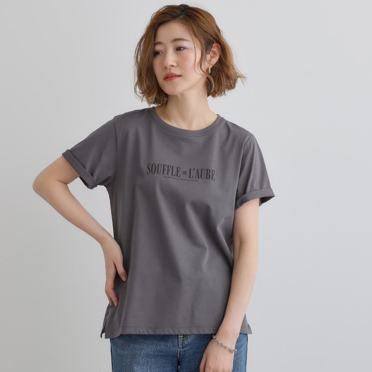 グローブ(grove)の【UVカット・接触冷感】ベーシックロゴTシャツ Ｔシャツ