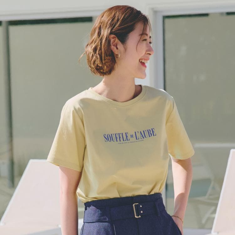 グローブ(grove)の【UVカット・接触冷感】ベーシックロゴTシャツ Ｔシャツ
