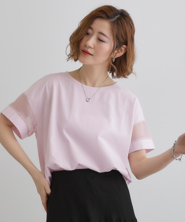 グローブ(grove)の【UVカット・接触冷感】シアードッキングTシャツ11