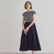 グローブ(grove)の美シルエットなドッキングフレア切替ワンピース13
