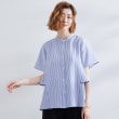 グローブ(grove)の【360°抜かりない】ストライプアソートバックフレアブラウス13