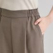 グローブ(grove)の【洗える・シワになりにくい】麻調センタープレスワイドパンツ24