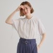 グローブ(grove)の【洗える・シワになりにくい】麻調スリーブドロストブラウス2