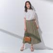 グローブ(grove)の【洗える・シワになりにくい】麻調スリーブドロストブラウス4