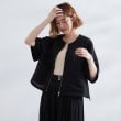 グローブ(grove)の透け感と立体感で魅せる、大人の夏のメッシュワイドスリーブジャケット1