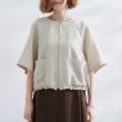 グローブ(grove)の透け感と立体感で魅せる、大人の夏のメッシュワイドスリーブジャケット23
