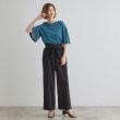 グローブ(grove)の【嬉しい機能付き】やわらかドライタッチシアーフレアスリーブニット24