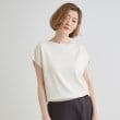 グローブ(grove)の【嬉しい機能付き】やわらかドライタッチフレンチスリーブニット1
