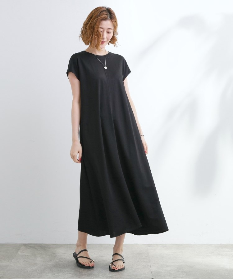 グローブ(grove)の【冷感・UV】モクロディフレンチスリーブワンピース16