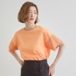 グローブ(grove)のレースプレーティングTシャツ オレンジ(065)