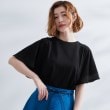 グローブ(grove)の【UVカット/ひんやり】1枚で着映えするフレアスリーブデザイン ブラック(019)