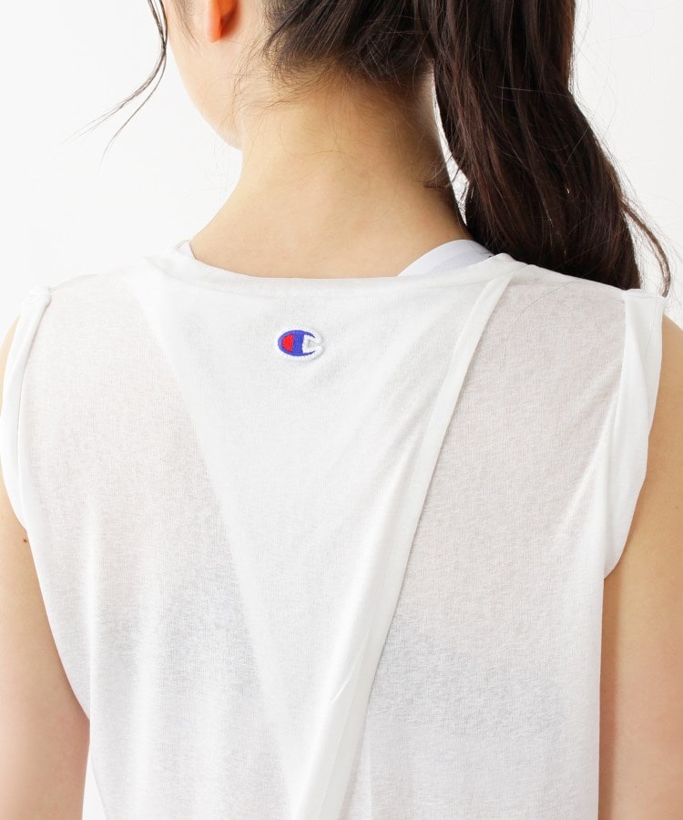 タグ付き Champion 袖なし Tシャツ M ホワイト｜Yahoo!フリマ