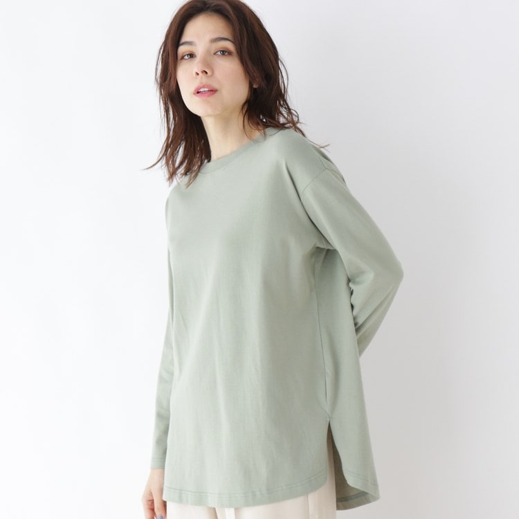 裾ラウンドスリットビッグtシャツ ｔシャツ Grove グローブ ワールド オンラインストア World Online Store