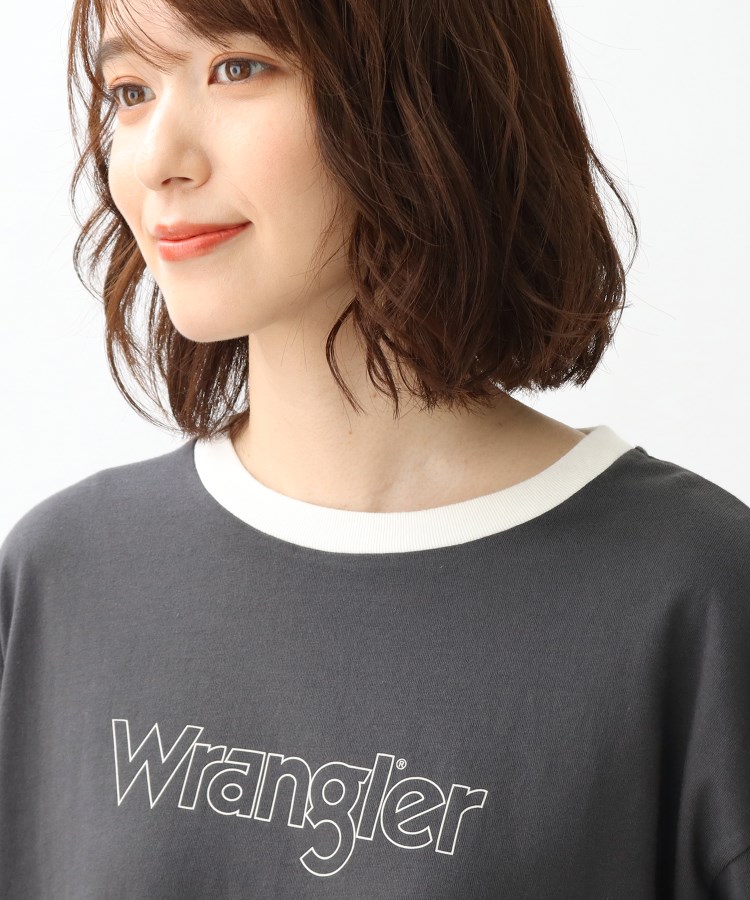 グローブ(grove)のレトロかわいい！ロングリンガーTシャツ【Wrangler（ラングラー）別注】4