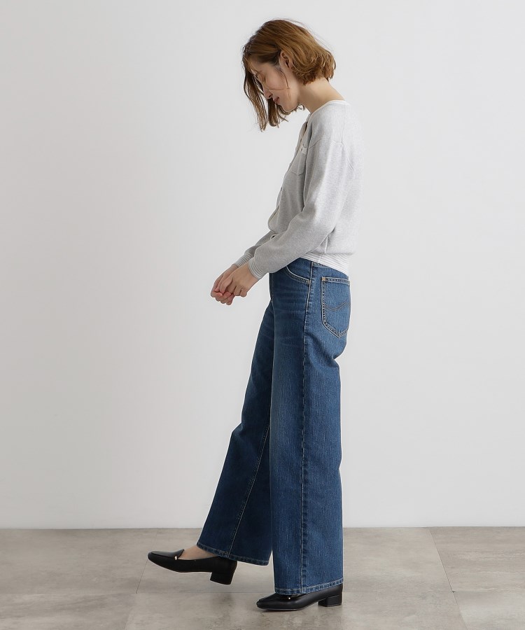 グローブ(grove)の【Lee×grove別注】WIDE DENIM PANTS3