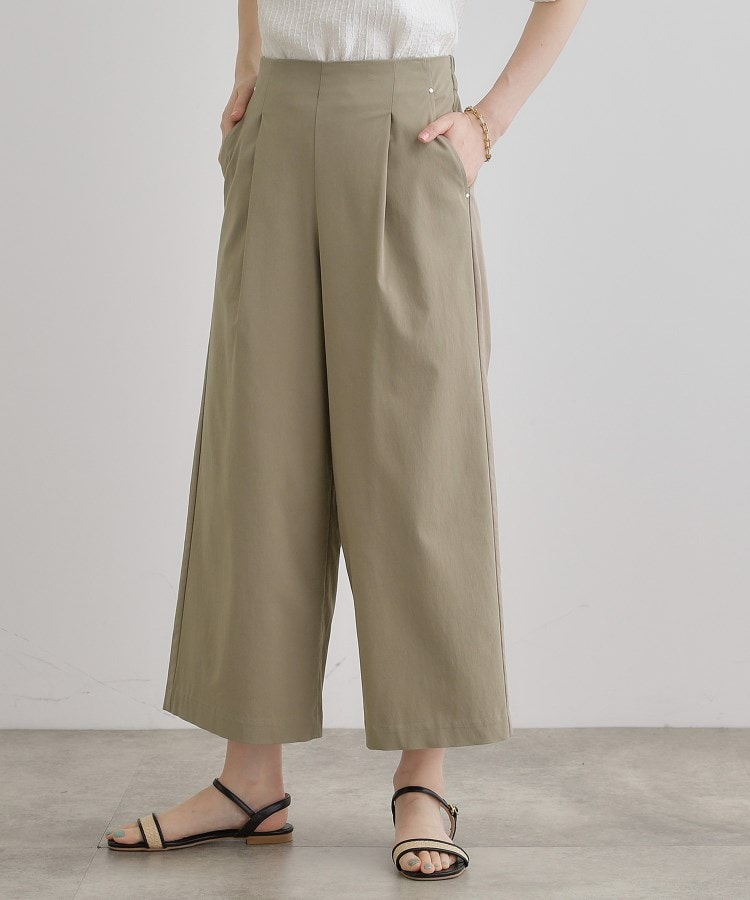グローブ(grove)の【冷感】サマーハイパーストレッチワイドパンツ10