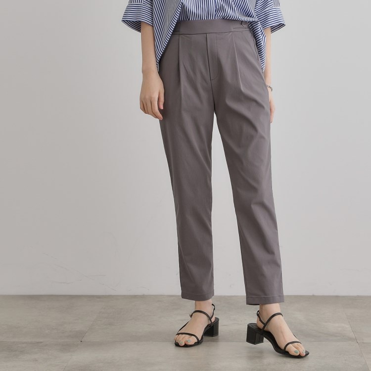 グローブ(grove)の【冷感】サマーハイパーストレッチテーパードパンツ 6～9分丈パンツ