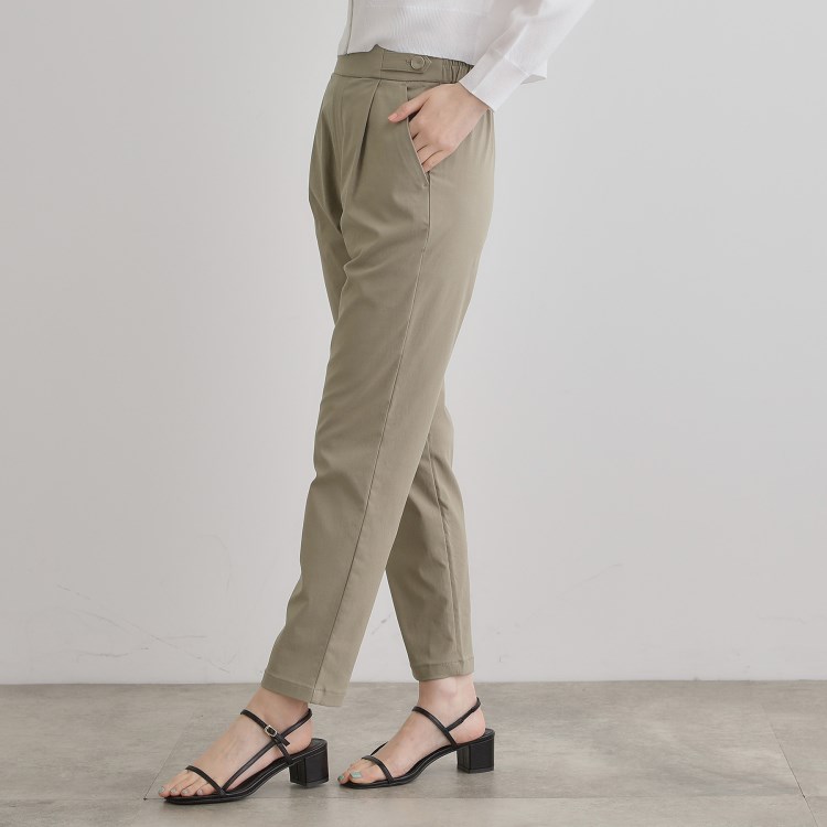 グローブ(grove)の【冷感】サマーハイパーストレッチテーパードパンツ 6～9分丈パンツ