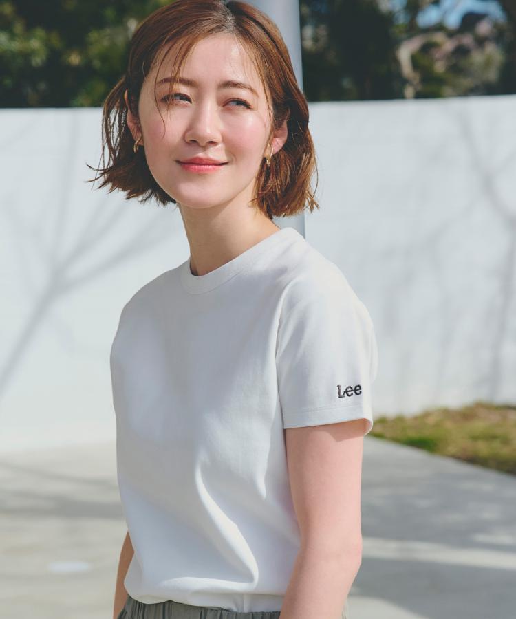 グローブ(grove)の【Lee×grove別注】COMPACTFIT　T-SHIRT オフホワイト(003)