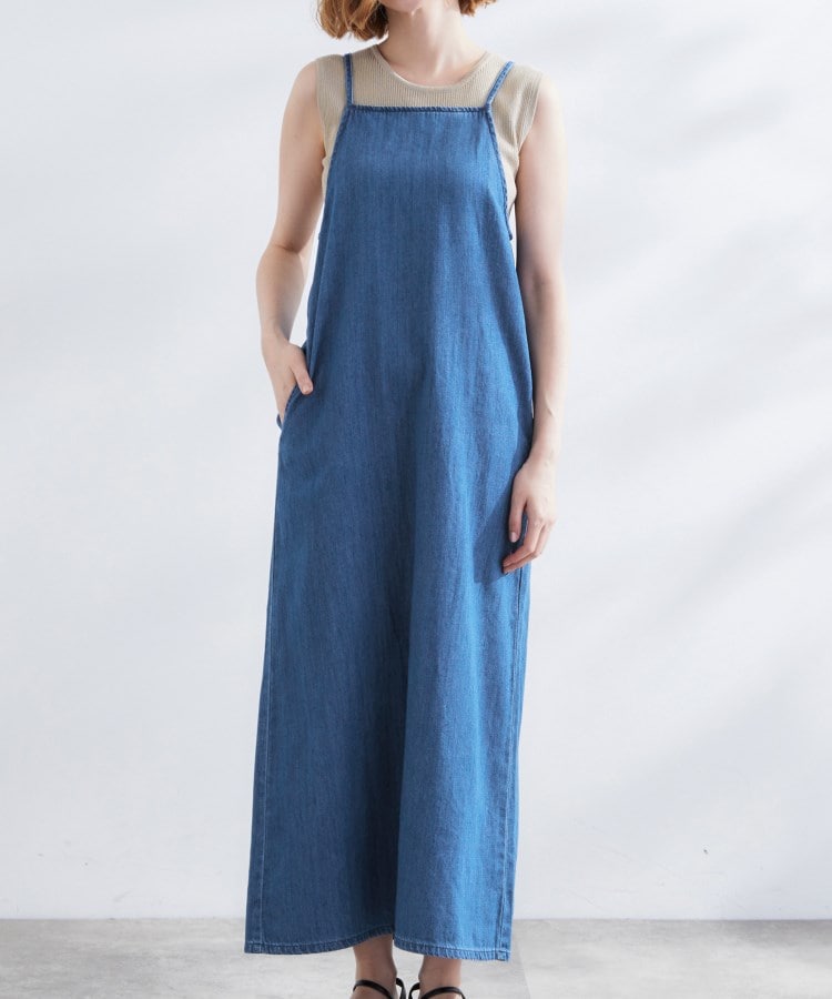 グローブ(grove)の【Lee】DENIM CAMISOLE DRESS9