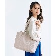 グローブ(grove)の◆【A4・軽量】お仕事スタメンBAG！ポーチ付きサイドスリットA4トート ライトグレー(011)