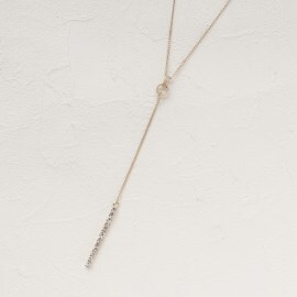 グローブ(grove)のダイヤレーンY字ネックレス ネックレス