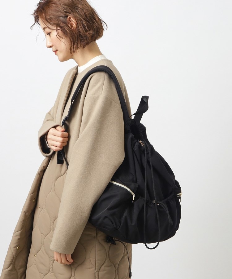 美品！hobo リュックサック カーキ