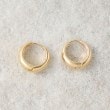グローブ(grove)のワンタッチメタルフープピアス ゴールド(007)