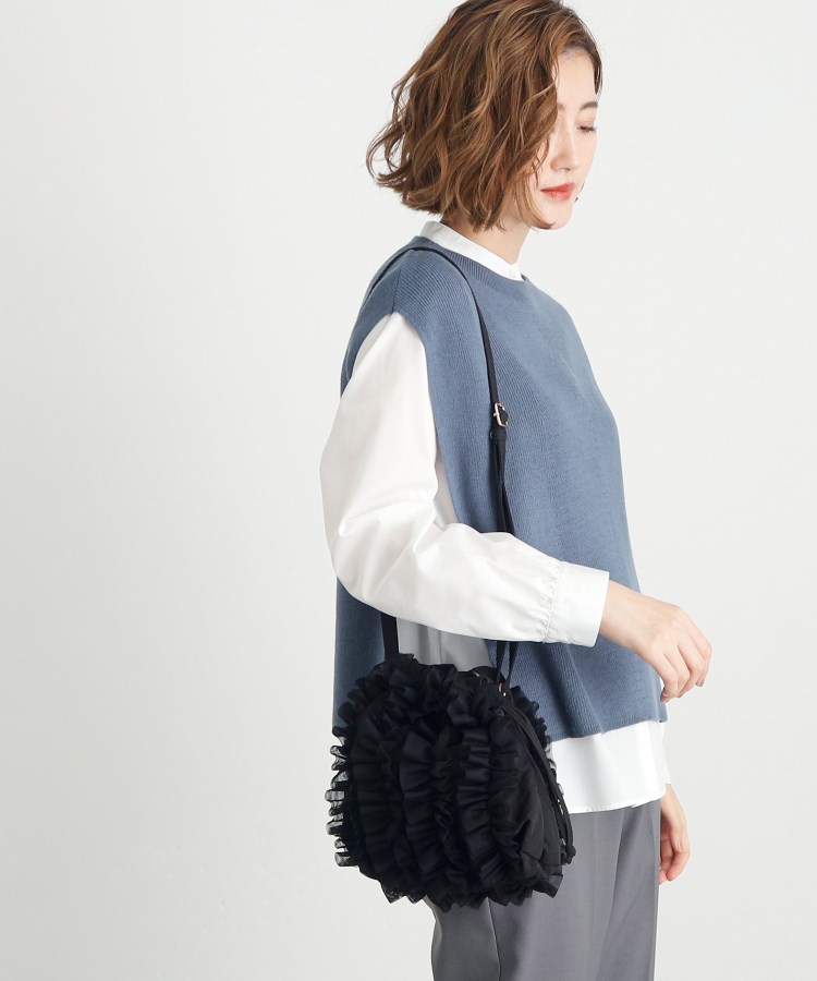 グローブ(grove)のチュールティアード巾着ショルダー5