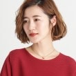 グローブ(grove)のスクエアボックスメタルショートネックレス5