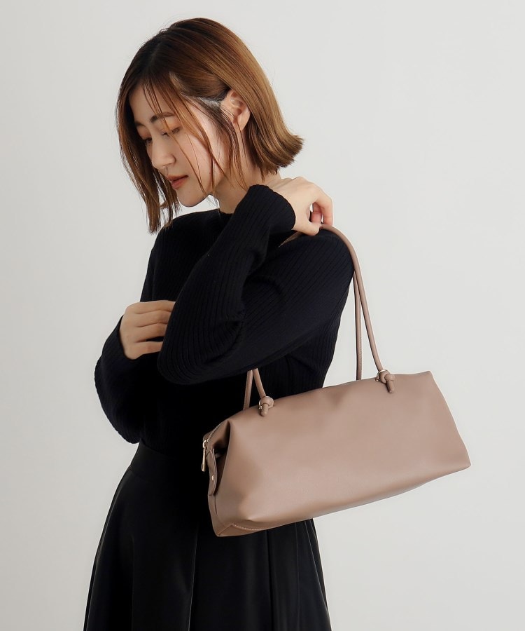 ロープノットロングハンドルボストン(ハンドバッグ) | grove ロープノットロングハンドルボストン(ハンドバッグ) | grove