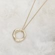 グローブ(grove)のメタルビッグリングロングネックレス1