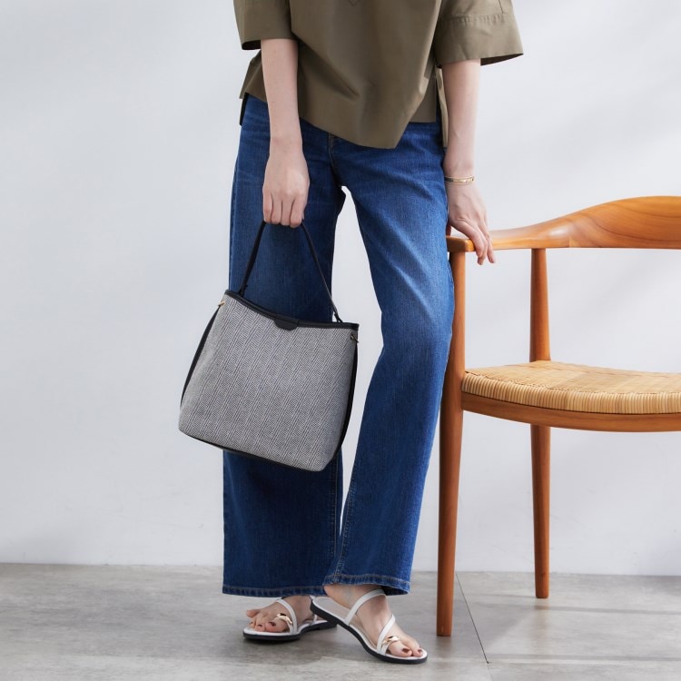 グローブ(grove)のヘリンボンリング2WAYショルダー ショルダーバッグ