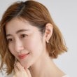 グローブ(grove)のパール調ミニメタルフープピアス3