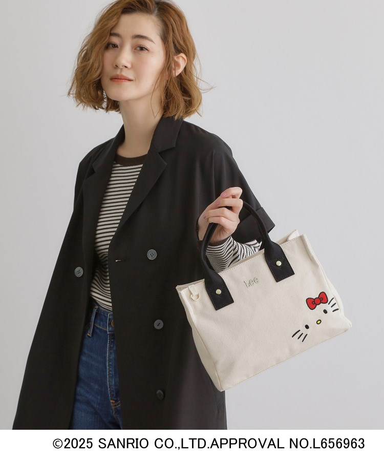 トートバッグ 「ハローキティ」Lee別注フェイススクエア2WAY