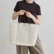 グローブ(grove)のメッシュパラコードハンドルトート オフホワイト(003)
