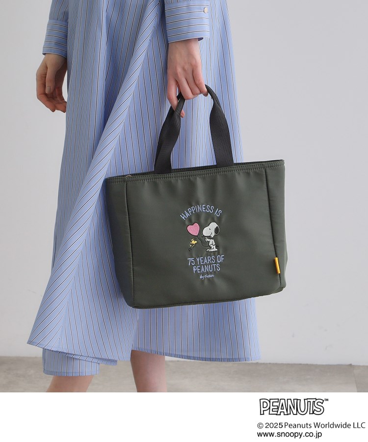 PEANUTS75th】ナイロン刺繍トート(トートバッグ) | grove PEANUTS75th】ナイロン刺繍トート(トートバッグ) | grove