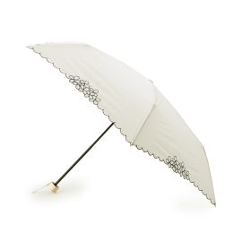 グローブ(grove)のリトルフラワースカラップ ミニ日傘 折りたたみ傘