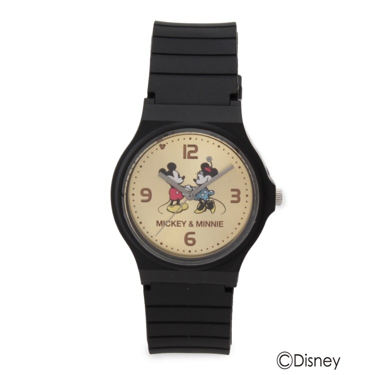 J Axis ブラックナンバーウォッチ ミッキーマウス ミニーマウス 腕時計 Grove グローブ ワールド オンラインストア World Online Store