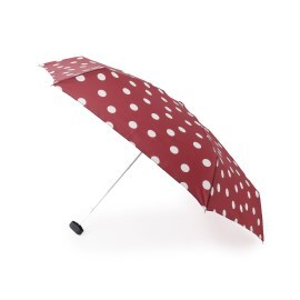グローブ(grove)のbecause　ポルカドット柄晴雨兼用折り畳み傘 折りたたみ傘