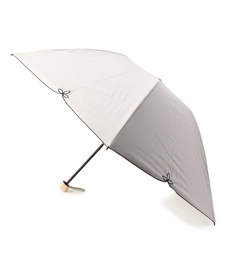 Wpc 遮光リーフパイピング刺しゅう折り畳み傘 晴雨兼用 折りたたみ傘 Grove グローブ ワールド オンラインストア World Online Store