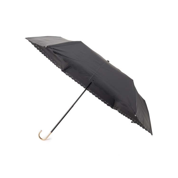 グローブ(grove)のbecause 遮光スターヒートカットパラソルミニ 折りたたみ傘
