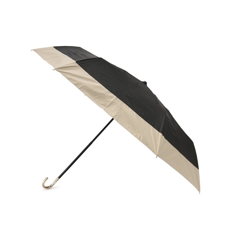 グローブ(grove)の【because】遮光バイカラーパラソルミニ 折りたたみ傘