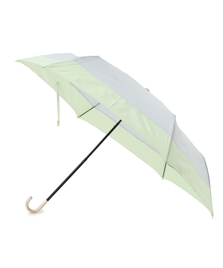 グローブ(grove)の切り継ぎプレーンミニ雨傘【晴雨兼用】 サックスブルー(090)
